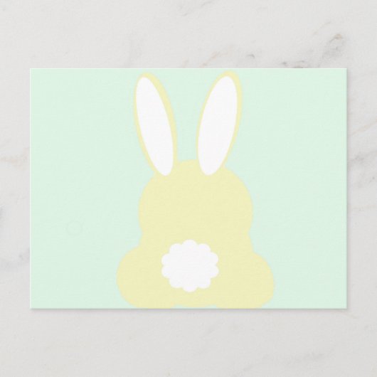 Carte postale Bunny de Pâques (Devant)