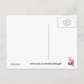 Carte postale Bunny de Pâques (Dos)