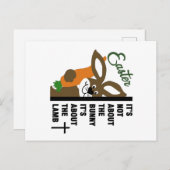 Carte Postale Bunny de Pâques (Devant / Derrière)