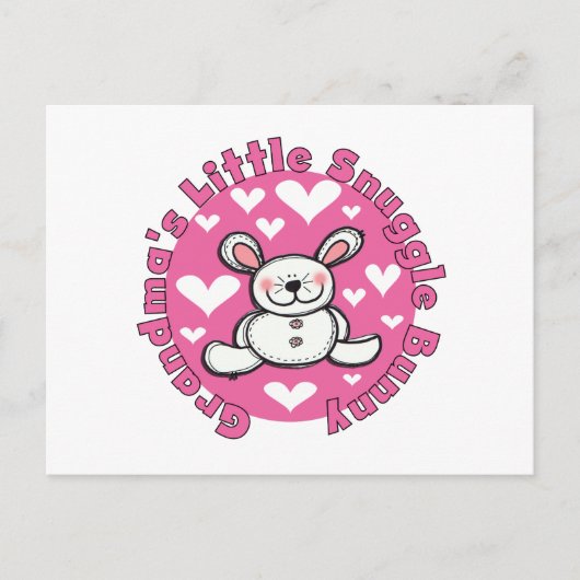 Carte Postale Bunny de petite petite antinelle de grand-mère (Devant)