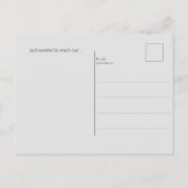 Carte postale Bunny de style Vintage (Dos)