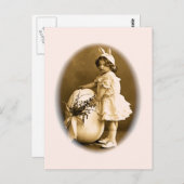 Carte Postale Bunny drôle (Devant / Derrière)