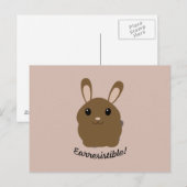 Carte Postale Bunny Earresistible (Devant / Derrière)