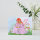 Carte postale Bunny Fairy Spring Pâques (Debout devant)
