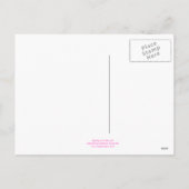 Carte postale Bunny Fairy Spring Pâques (Dos)