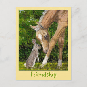 Carte postale Bunny & Foie d'amitié