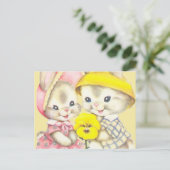 Carte Postale Bunny Girl+Boy (Debout devant)