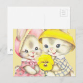 Carte Postale Bunny Girl+Boy (Devant / Derrière)