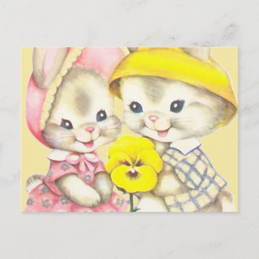 Carte Postale Bunny Girl+Boy (Devant)