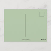 Carte Postale Bunny House Joyeux Pâques (Dos)