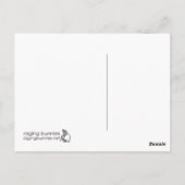 CARTE POSTALE BUNNY LISA (Dos)