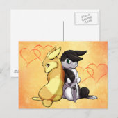 Carte Postale Bunny Love (Devant / Derrière)