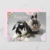 Carte Postale Bunny Love (Devant / Derrière)