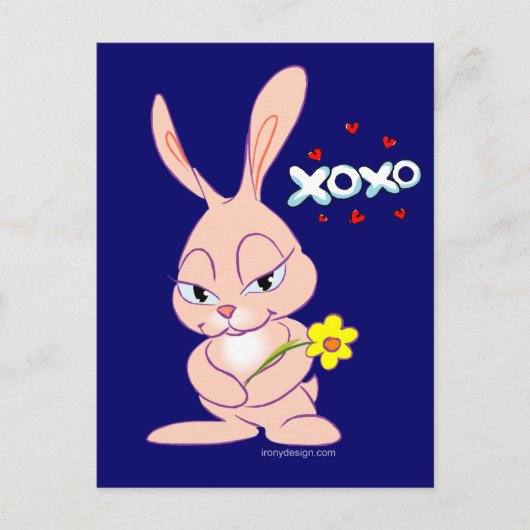 Carte Postale Bunny Love (Devant)