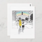 CARTE POSTALE BUNNY LOVE (Devant / Derrière)