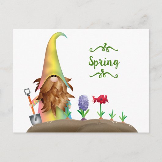 Carte postale Bunny Pâques vintage (Devant)