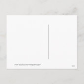 Carte postale Bunny Pâques vintage (Dos)