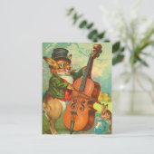 Carte postale Bunny Pâques vintage (Debout devant)