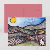 Carte Postale Bunny Rabbit Spring                                (Devant / Derrière)
