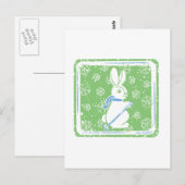 Carte Postale Bunny Ski (Devant / Derrière)