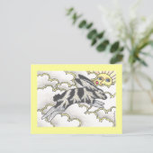 Carte Postale Bunny tonnerre (Debout devant)