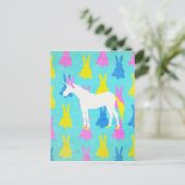 Carte Postale Bunny Unicorn (Debout devant)