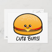 Carte Postale Buns mignons (Devant / Derrière)