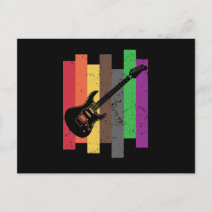 Carte Postale Bunt de la guitare