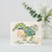 Carte Postale Buntes Schaf (Debout devant)