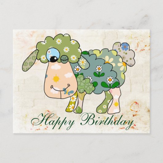 Carte Postale Buntes Schaf (Devant)