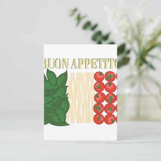 Carte Postale Buon Appetito (Debout devant)