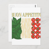 Carte Postale Buon Appetito (Devant / Derrière)