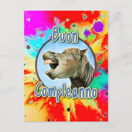 Carte Postale Buon Compleanno (Devant)