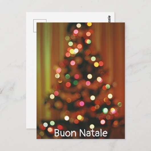 Carte Postale Buon Natale (Devant / Derrière)