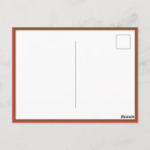 Carte Postale Buon Natale Aquarelle fête de Noël italienne (Dos)