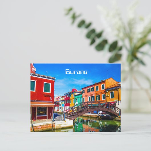 Carte postale Burano (Debout devant)