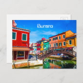 Carte postale Burano (Devant / Derrière)