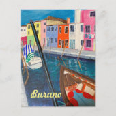 Carte postale Burano Venice Italie (Devant)