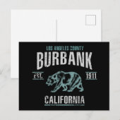Carte Postale Burbank (Devant / Derrière)