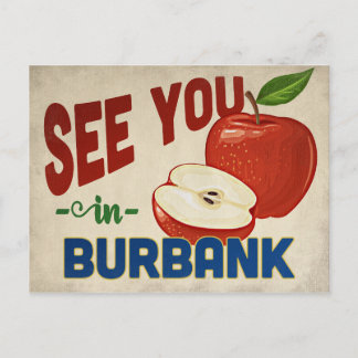 Carte Postale Burbank California Apple - Vintage voyage