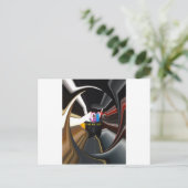 Carte Postale Bureau de la Mug de thé à vie morte Abstraite Art  (Debout devant)