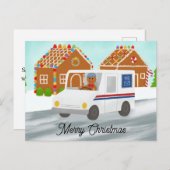 Carte Postale Bureau de poste de Noël personnel (Devant / Derrière)