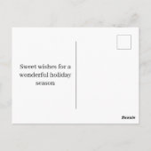 Carte Postale Bureau de poste de Noël personnel (Dos)