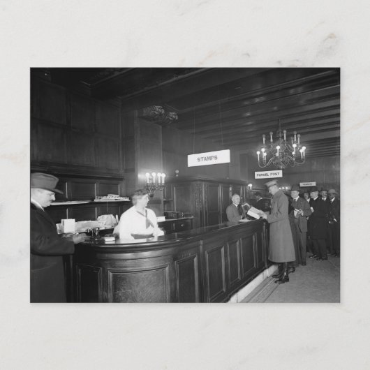 Carte Postale Bureau de poste du bâtiment Riggs (Devant)