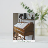 Carte Postale Bureau d'écriture à Colonial Williamsburg (Debout devant)