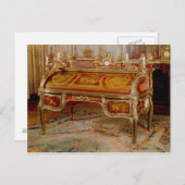 Carte Postale Bureau du Roi par Oeben et Riesener (Devant / Derrière)