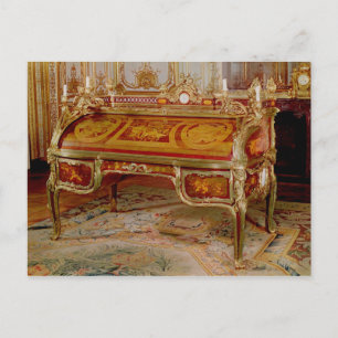 Carte Postale Bureau du Roi par Oeben et Riesener
