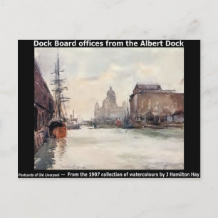 Carte Postale Bureaux du conseil d'administration du quai de Liv