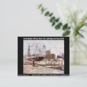 Carte Postale Bureaux du quai de Canning Graving Dock. (Debout devant)