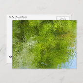 Carte Postale Burets d'eau dans le parc national de Laurel Hill (Devant / Derrière)